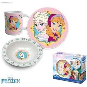 3-delige ontbijt / lunch set van Disney Frozen