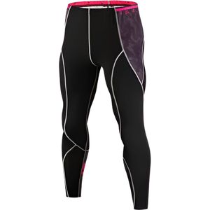 E-shop4u® - Fleece Voering Ski Thermisch Onderbroek - Wintersport - Onderkledng - Rood - XL - Stretch Pasvorm - Ademend Materiaal