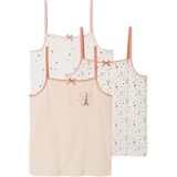 Vertbaudet - Set van 3 - Tanktops - Meisjes - 100% Katoen