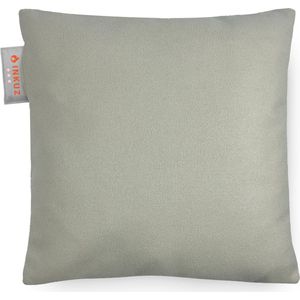 Inkuz - Warmtekussen - Infrarood - Draadloos - Licht Ivoorkleurig - Velvet - Gote powerbank - Oplaadbaar - Warmte kussen - 45x45