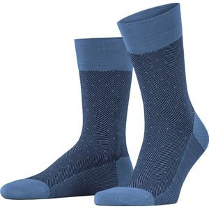 FALKE Sensitive Herringbone comfort band, geschikt voor diabetici merinowol sokken heren bruin - Maat 43-44