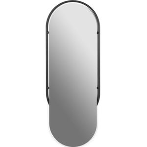 Spinder Design spiegel Orbis Oval 160 - Zwart - Staal