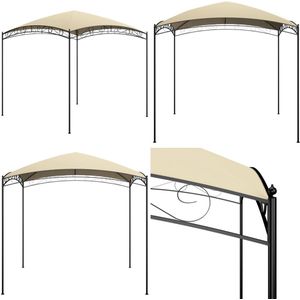vidaXL Prieel 180 g/m² 3x3x2,65 m crème - Prieel - Priëlen - Prieëlen - Gazebo