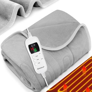 KESSER - Elektrische Warmtedeken - Lichtgrijs - XXL (200 x 180 cm) - 9 Temperatuurstanden