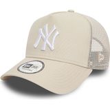 New Era - New York Yankees League Essential Light Beige A-Frame Trucker Cap