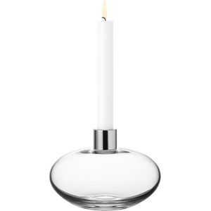 Kosta Boda Pluto Kandelaar transparant - H 124mm