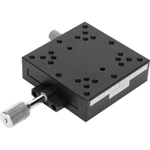 Contetn in - Lineair platform handmatig glijdend - Krasbestendig lineair platform voor testmachines en microscopen - Fotoapparatuur .