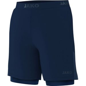 Jako - Power 2-In-1 Short - Marine - Dames Sportbroek