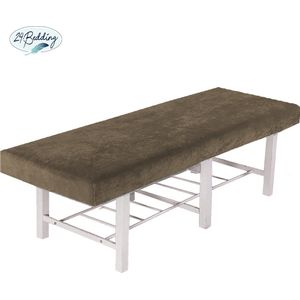 24-Bedding - Massagetafel Hoeslaken - Badstof - 70x200-210 cm - Taupe Bruin