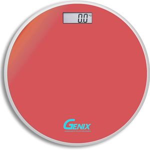 Ronde digitale personenweegschaal met precisiesensor en groot LCD-display, max. 150 kg