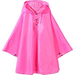 Goodivery ® Waterdichte Regenponcho voor Kinderen van 1-12 Jaar met Extra Lange Rug voor Schooltassen 5-8 jaar