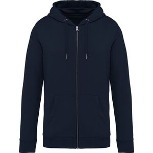 Unisex sweater met rits en capuchon merk Native Spirit Navy Blue - 3XL