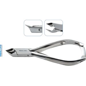 MEDLUXY® - Nageltang - Koptang - Halfrond 'half moon' - 14 cm - 15 mm (Kopknipper, Dwarssnittang, Nagelknipper) MP0081