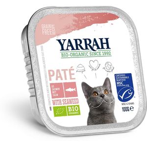 Yarrah Bio Kattenvoer Paté Zalm 100 gr