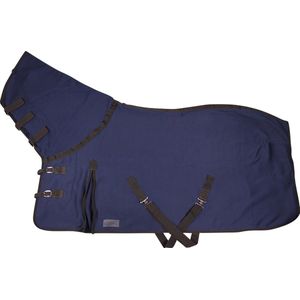 Qhp Zweetdeken Qhp Quick Dry Met Hals Donkerblauw