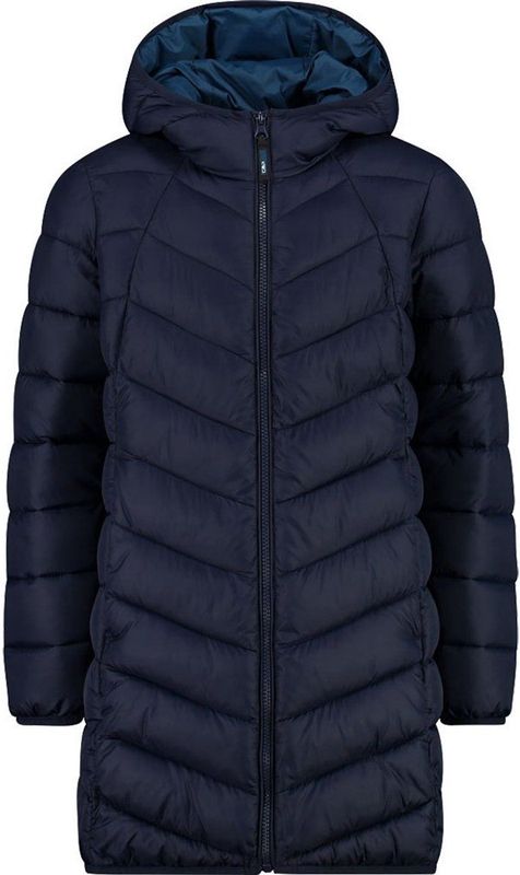 CMP - Lang Gewatteerde Meisjesjas - Met Capuchon - Waterafstotend