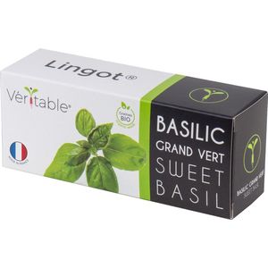 Véritable® Lingot® Organic Sweet Basil - BIO BASILICUM navulling voor alle Véritable® binnenmoestuin-toestellen