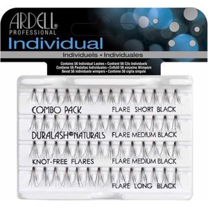 Ardell - Combo Black Black Eyelashes - Nepwimpers - Zwart