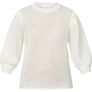 SISTERS POINT Hava-pu Dames Trui - Cream - Maat XS