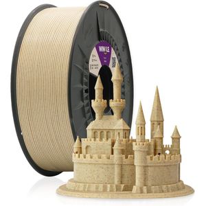HD PLA Textuur Filament 1,75 mm - Zandkleurig 3D-Printer Filament - Biologisch Afbreekbaar - 1 kg