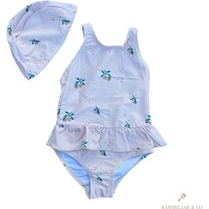 Rammelaar&Co Badpak Olive Charm – Badpak Meisjes – Maat 18-24 maanden