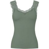 VILA Gebreide top 'VIWENNIE'  jade groen