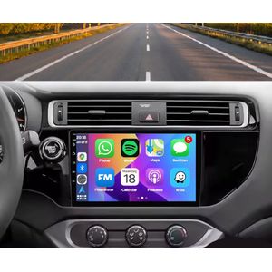 Autoradio 4/64 met Carplay en Android auto | Geschikt voor Kia Rio 2014-2017 | Radio scherm met Navigatie | 2014 2015 2016 2017 | K3