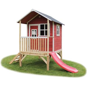 EXIT Loft 300 houten speelhuisje - rood