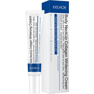 Collageen whitening crème voor de nek vervaagt de lijnen van de nek en vormt de zwanenhals, lift en verstevigt de huid, hydrateert en voedt de nek