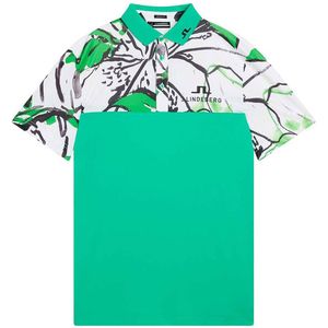 J.lindeberg Jeff Masters Korte Mouw Poloshirt Groen 2XL