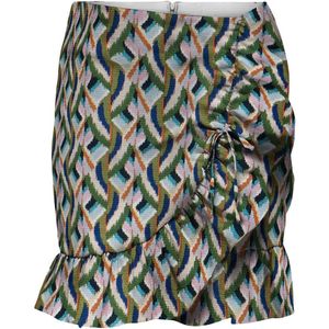 ONLY ONLNOVA LIFE VIS PHILINE SKIRT AOP Dames Rok - Maat S