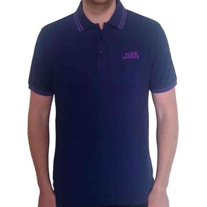 Black Sabbath - Wavy Logo Polo shirt - XL - Blauw