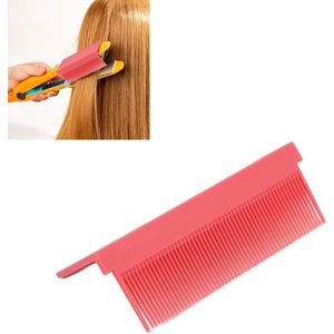 Professionele Stijltang Kam Roze Elektrische Haar Spalk - Grove Kam Kappers Styling Accessoires .