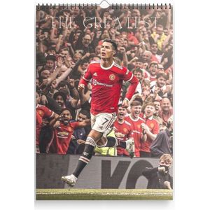 Verjaardagskalender Cristiano Ronaldo - Kalender - Al-Nassr - EK voetbal 2024 - Kinderkamer - Merch - FIFA - Manchester United - Portugal - Juventus - Sport - Cadeau - A5 formaat