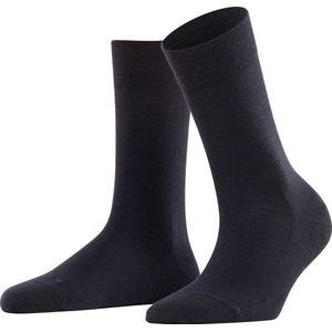 FALKE Sensitive Berlin comfort band, geschikt voor diabetici katoen merinowol duurzaam sokken dames blauw - Maat 39-42