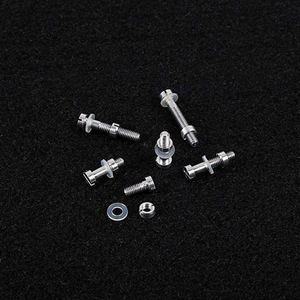 Draaitafel Headshell Cartridge Stylus Montage Kit - 6 stuks | Metalen Schroef Bout Moer Wasmachine Set voor Lp Record Speler Accessoires