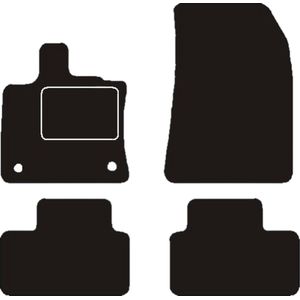 Tip-it - Automattenset Renault Captur (HF_) 2019 - 2025 - Perfecte pasvorm - 4-delig