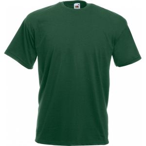 Fruit Of The Loom Heren Valueweight T-shirt met korte mouwen (Bottle Groen)