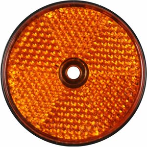 Benson Schroefbevestiging Reflector - Rond - 60 mm - Oranje