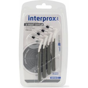 3x Interprox Ragers Plus X-Maxi Conical Grijs PHD 2.6 4 stuks