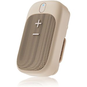 Caliber Draagbare Bluetooth Speaker – Mini Speaker Clip - Handsfree bellen - TWS - Waterdicht - Lichtgewicht - Beige (HPG101BE)
