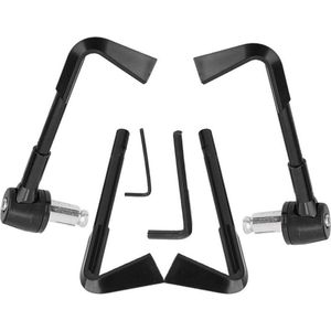 Content in - Paraleve Rosso CNC Motorhandgreepbeschermer Remhendels - Stuurbeschermbeschermer voor Motorfiets (Zwart) .