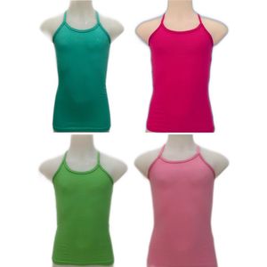 Embrator 2-stuks meisjes Hemdjes Spaghetti roze 92/98