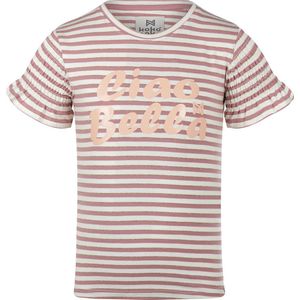 Koko Noko R-girls 3 Meisjes T-shirt - Cassis - Maat 140