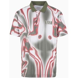 Ea7 Emporio Armani 6dpf03_pjpcz Poloshirt Grijs XS Man