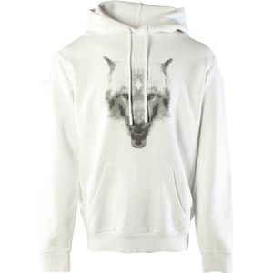 Marcelo Burlon - Cross Wolf Regular - Hoodie - Wit - 100% Katoen