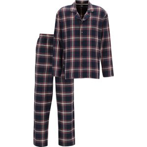 BOSS - Holiday - Pyjama - Blauw - Heren Pyjama Set met Knoopjes