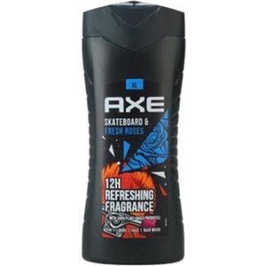 Axe Douchegel Skateboard Fresh Rose - 6x400ml - Voordeelverpakking