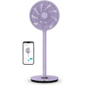 Duux Whisper Flex 2 - Smart Statiefventilator - Staande Ventilator Geruisloos - Lavender