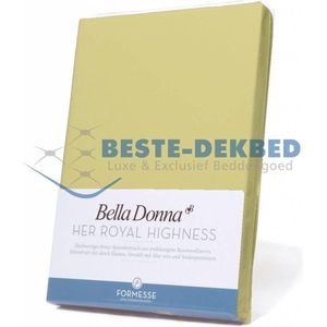 Bella Donna Lits-Jumeaux Hoeslaken Jersey - limoen-0531 180/200-200/220